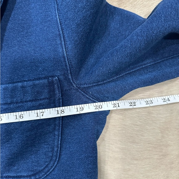 NWT J Crew Men's Knit Goods Indigo-Dyed French Terry Blazer Blue Size Small - Picture 10 of 10